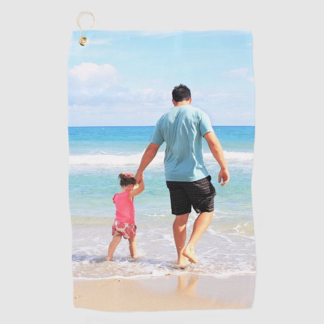 Personnalisé Personnalisé Votre Photo Serviette De (Devant)