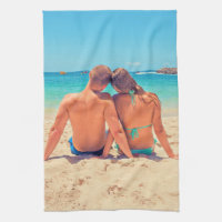 Personnalisé Personnalisé Votre Photo Serviette De