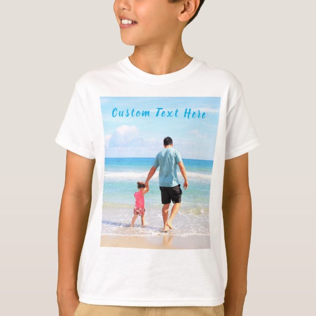 Personnalisé Personnalisé Votre T-shirt photo et t (Devant)