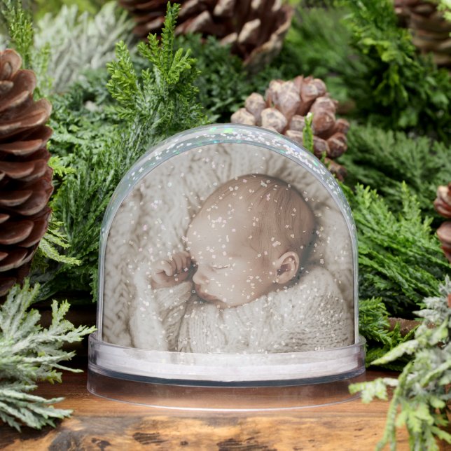 Personnalisé Photo Bébé Statistiques de naissance  (Hiver)