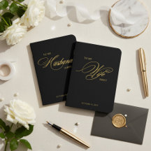 Personnalisé pour mon mari femme feuille d'or mari