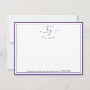 Personnalisé pourpre  À Partir De La Carte D'Accue