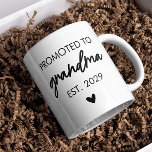 Personnalisé promu à grand-mère et grand-père Mug