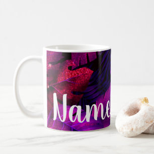 Personnalisé Purple Rainforest Design Café Mug