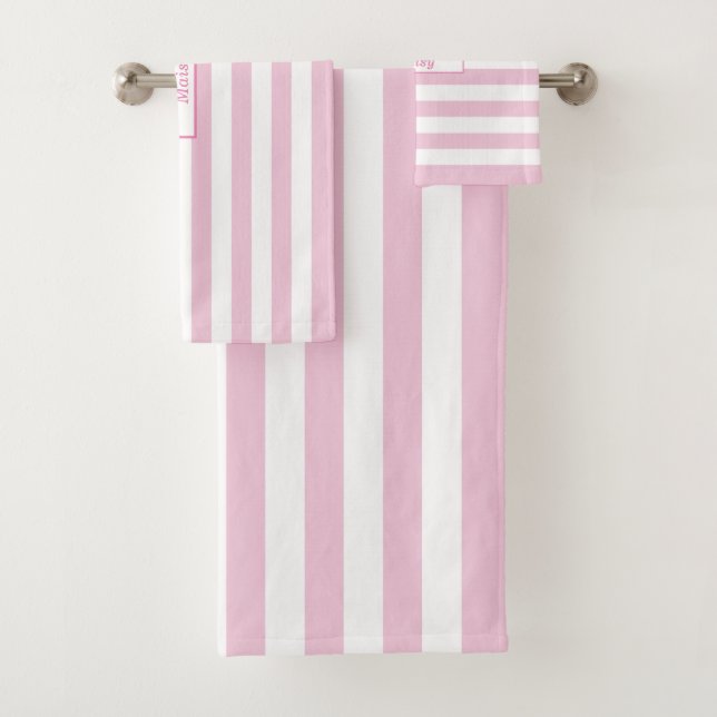Personnalisé rose et blanc (En situation)