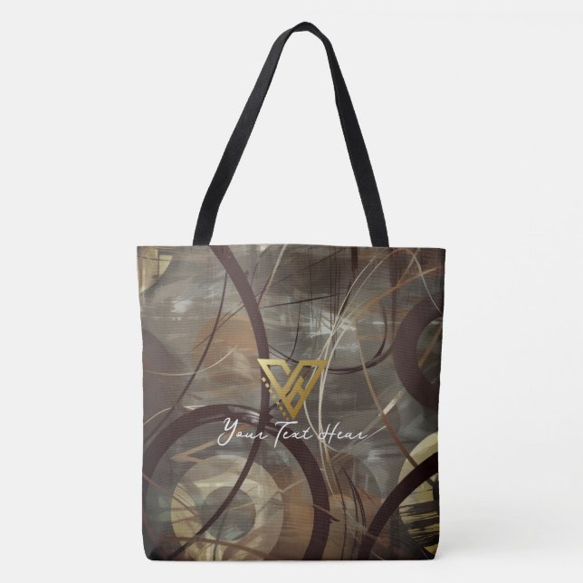 Personnalisé : Sac fourre-tout Artistique moderne (Devant)