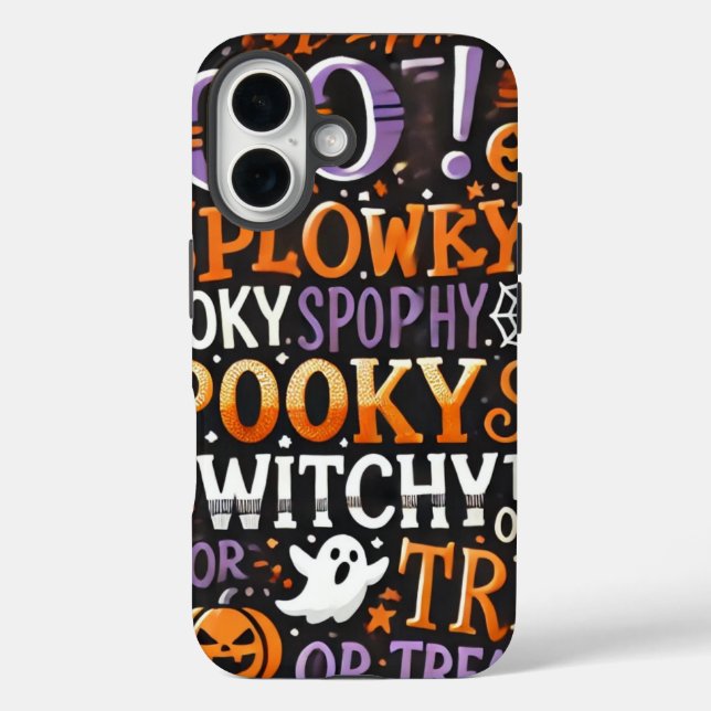 Personnalisé Tough iPhone 16 Coque - Durable & Per (Verso)