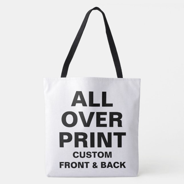 Personnalisé Tout Sur Imprimer Grand Sac fourre-to (Devant)