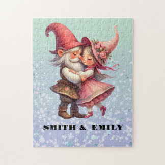 Personnalisé Valentine beau couple Jigsaw Puzzle