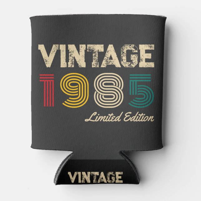 Personnalisé Vintage 1985 Limited Edition Glacière (Devant)