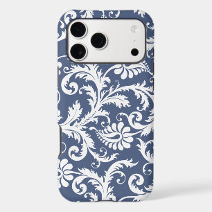 Personnalisé Vintage Damas changer bleu n'importe