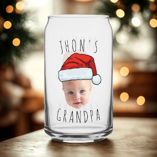 Personnalisé Visage bébé Père Noël Chapeau Photo d