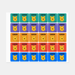 Personnalisé Winnie l'Ooh Retour aux Étiquettes