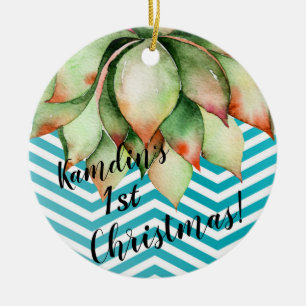 Personnalisé XMAS Ornement Boho Cactus Succu