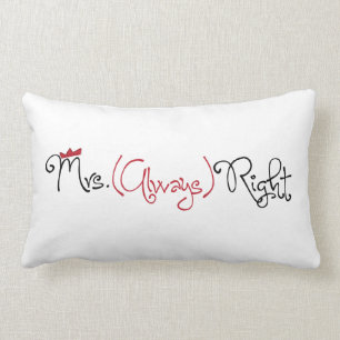 Personnalisée Mme Toujours Droite Lumbar Coussin