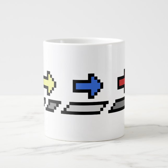 PERSONNALISER ! - 6, 10 ou 20 oz. (3 flèches) Mug (Devant)