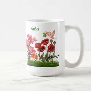 Personnaliser Aug Fleurs de naissance et Mug de ca
