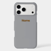 Personnaliser avec un nom gris