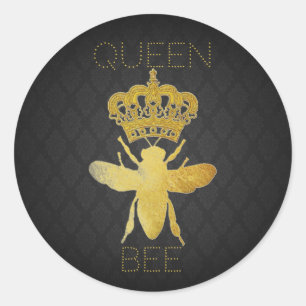 Personnaliser BEE BEE Damask Gold Stickers