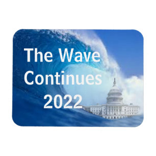 Personnaliser Blue Wave Election 2022 Magnet