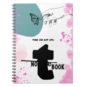 PERSONNALISER : Carnet d'arty et papillon