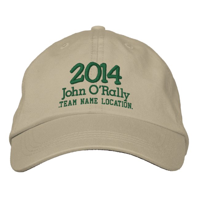 Personnaliser Casquette 2014 Votre nom Votre jeu (Devant)