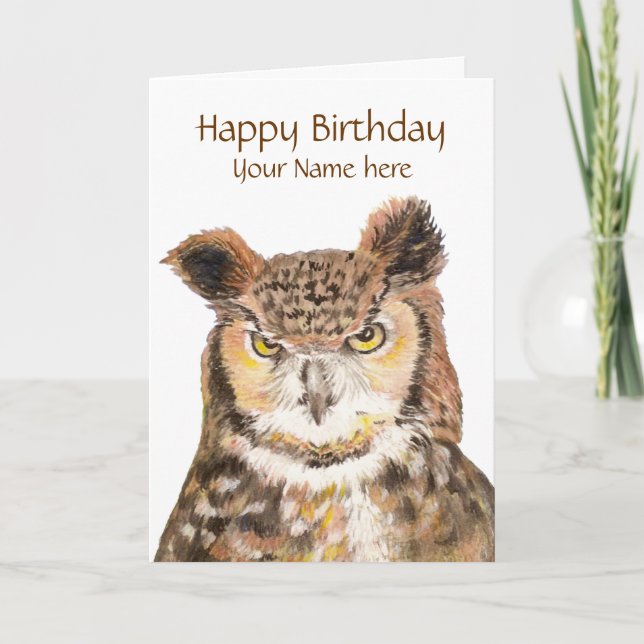 Personnaliser cette carte d'anniversaire insultant (Devant)
