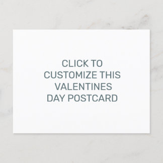 PERSONNALISER CETTE CARTE POSTALE VALENTINES DAY