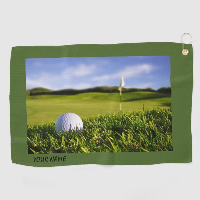 Personnaliser Clip - Sur Serviette De Golf (Horizontal)