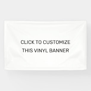 PERSONNALISER DE CETTE Bannière VINYL