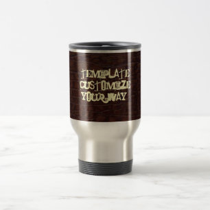 Personnaliser de modèle ! Tasse d'acier inoxydabl