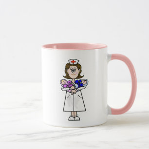 Personnaliser De Mug De L'Infirmière Pédiatrique A