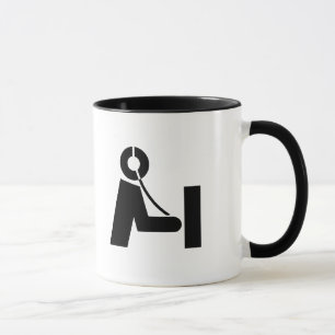 Personnaliser de tasse d'icône de radio-amateur   