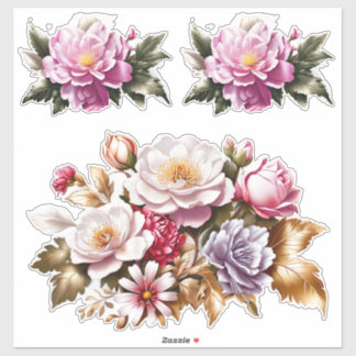 Personnaliser des autocollants floraux en vinyle