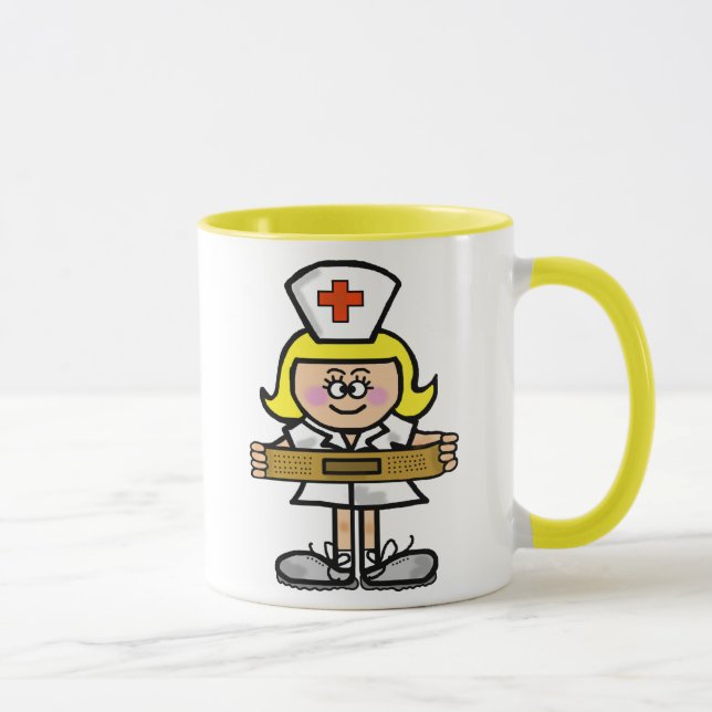 Personnaliser femelle blonde de tasse   (Droite)