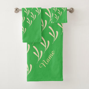 Personnaliser Feuille Beige Répéter Vert clair