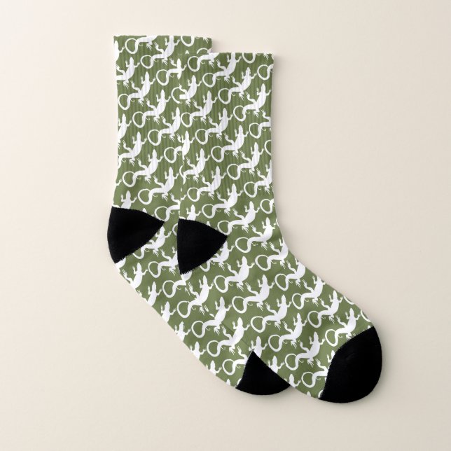 Personnaliser fraîche de chaussettes de reptile de (Paire)