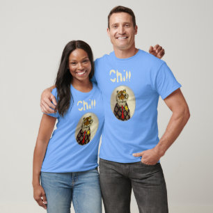 Personnaliser Fun Chill Tiger T-Shirt
