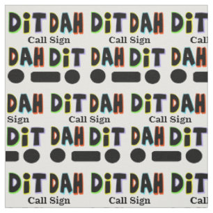 Personnaliser graphique de tissu de radio-amateur