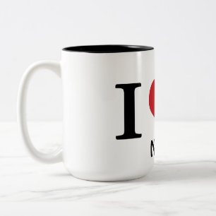 Personnaliser I Nom du coeur Café Mug