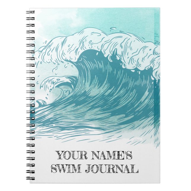 *PERSONNALISER* Journal de natation (Devant)
