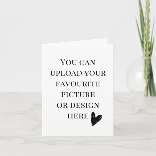 Personnaliser la carte de vœux pliée 4" x 5.6" (Devant)