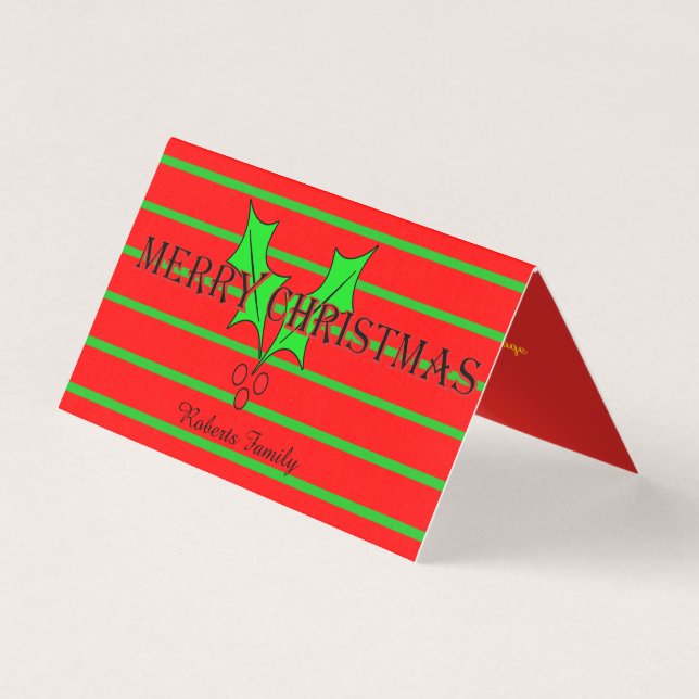 Personnaliser la conception de Noël (Front)