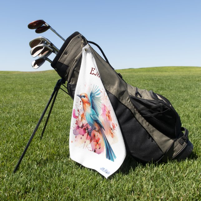 personnaliser la serviette de golf personnalisée (Vert)