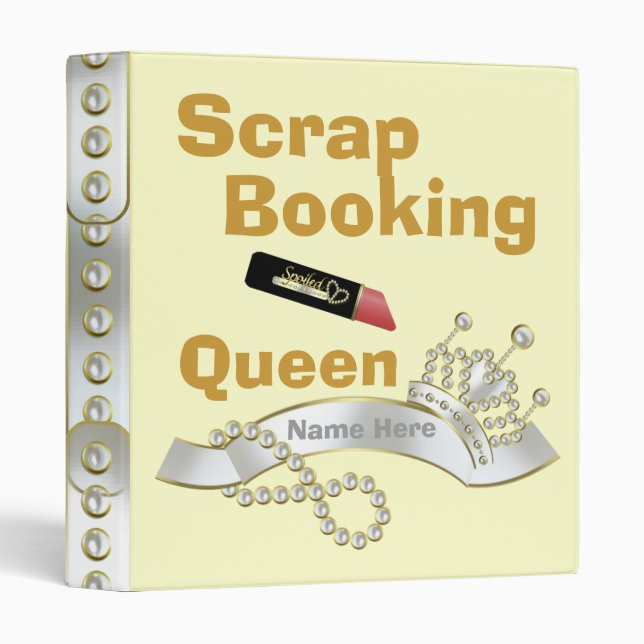 Personnaliser le Classeur Scrapbooking (Devant/Côté)