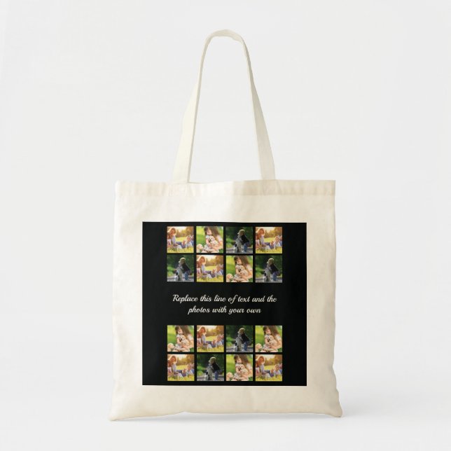 Personnaliser le collage photo et le sac fourre-to (Devant)