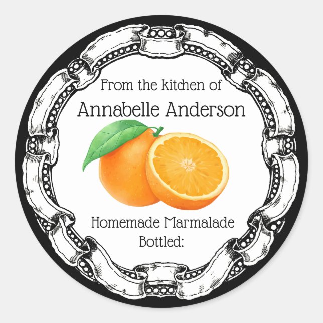 Personnaliser le Étiquette Marmalade (Devant)