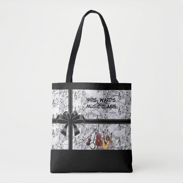 PERSONNALISER LE SAC FOURRE-TOUT DE MUSIQUE (Devant)