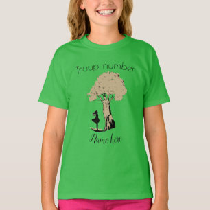 Personnaliser le T-shirt scout féminin