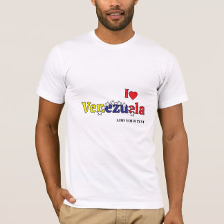 personnaliser le t-shirt vénézuélien homme drapeau